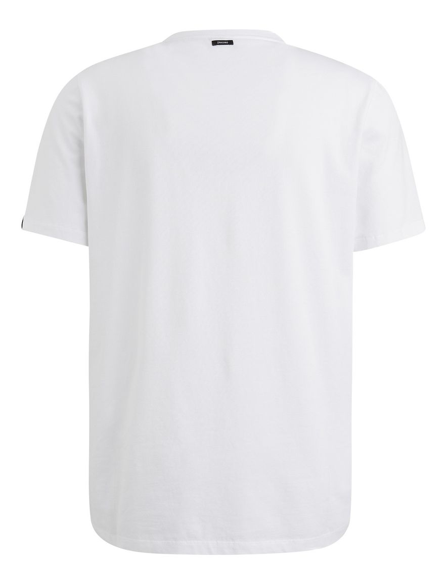 Vanguard t-shirt wit effen