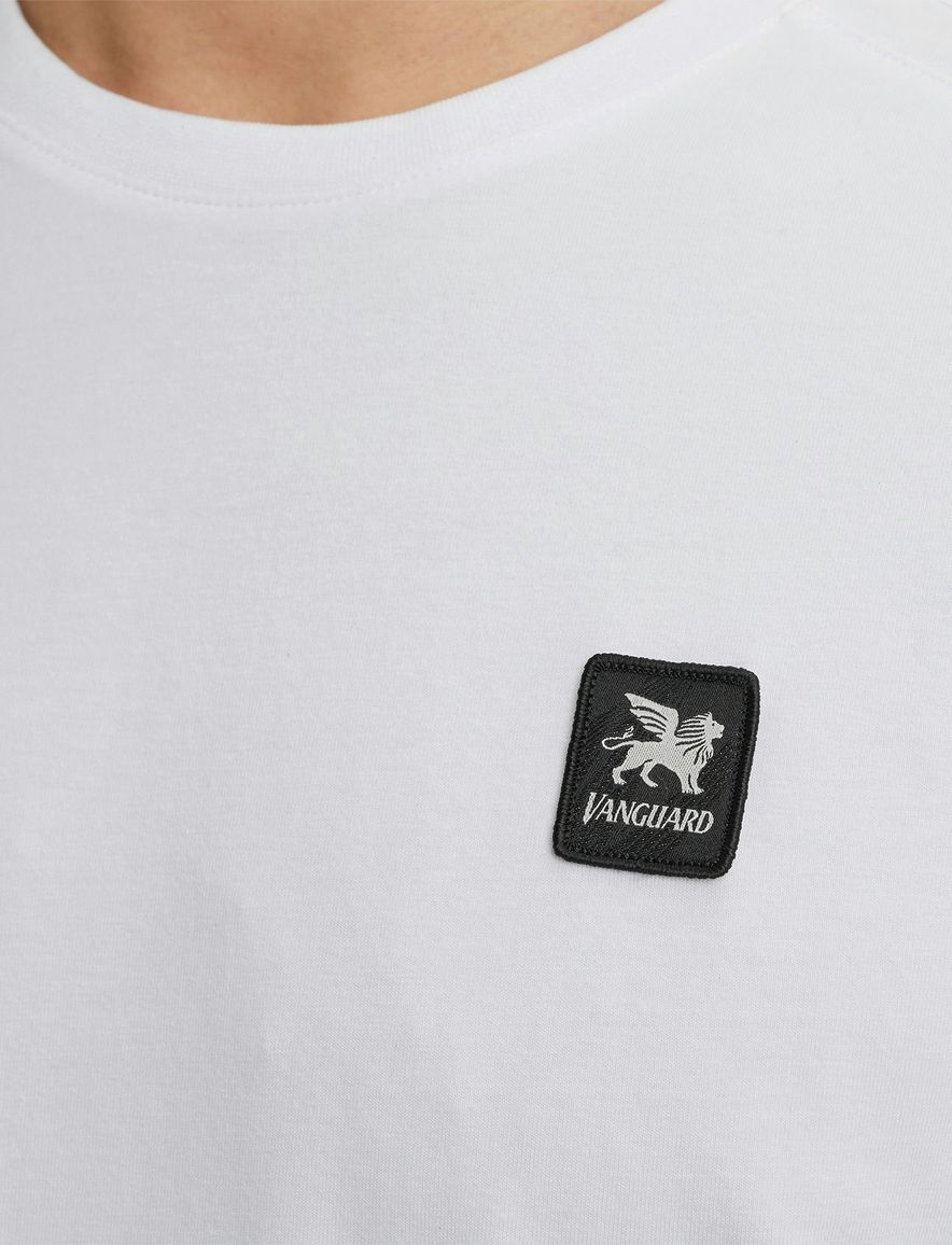 Vanguard t-shirt wit effen