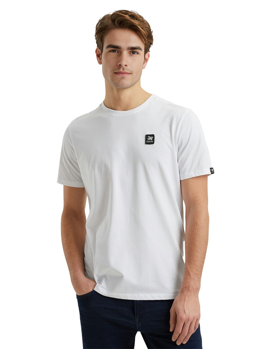 Vanguard t-shirt wit effen