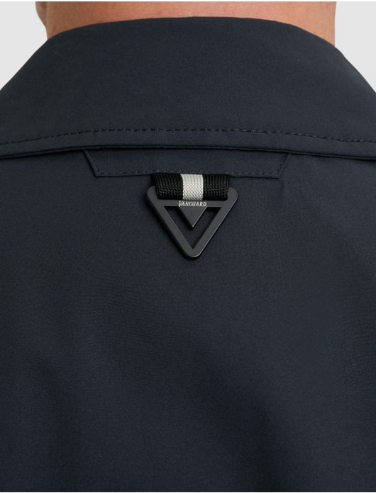 Vanguard jas lang donkerblauw effen V-COAT
