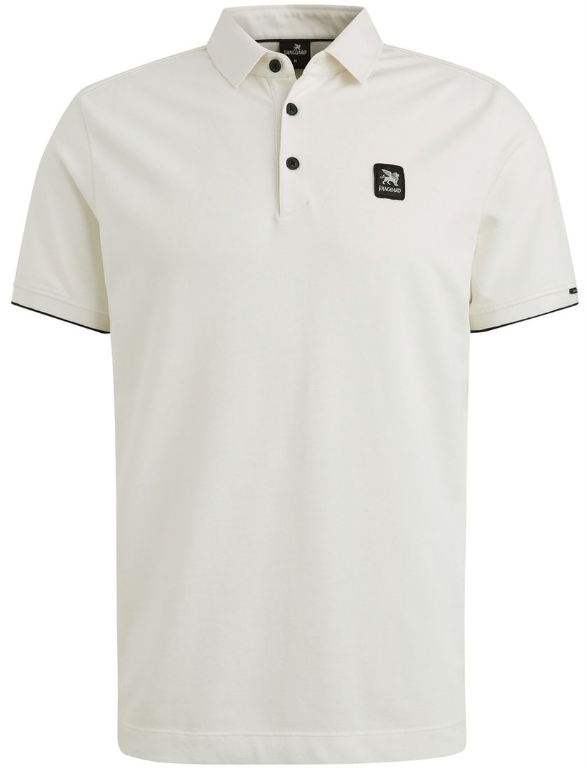 Vanguard korte mouw polo creme pique