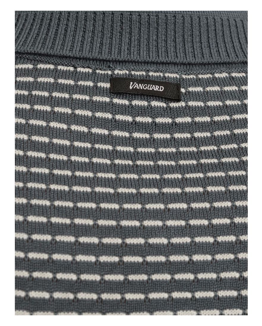 Vanguard korte mouw polo groen geprint