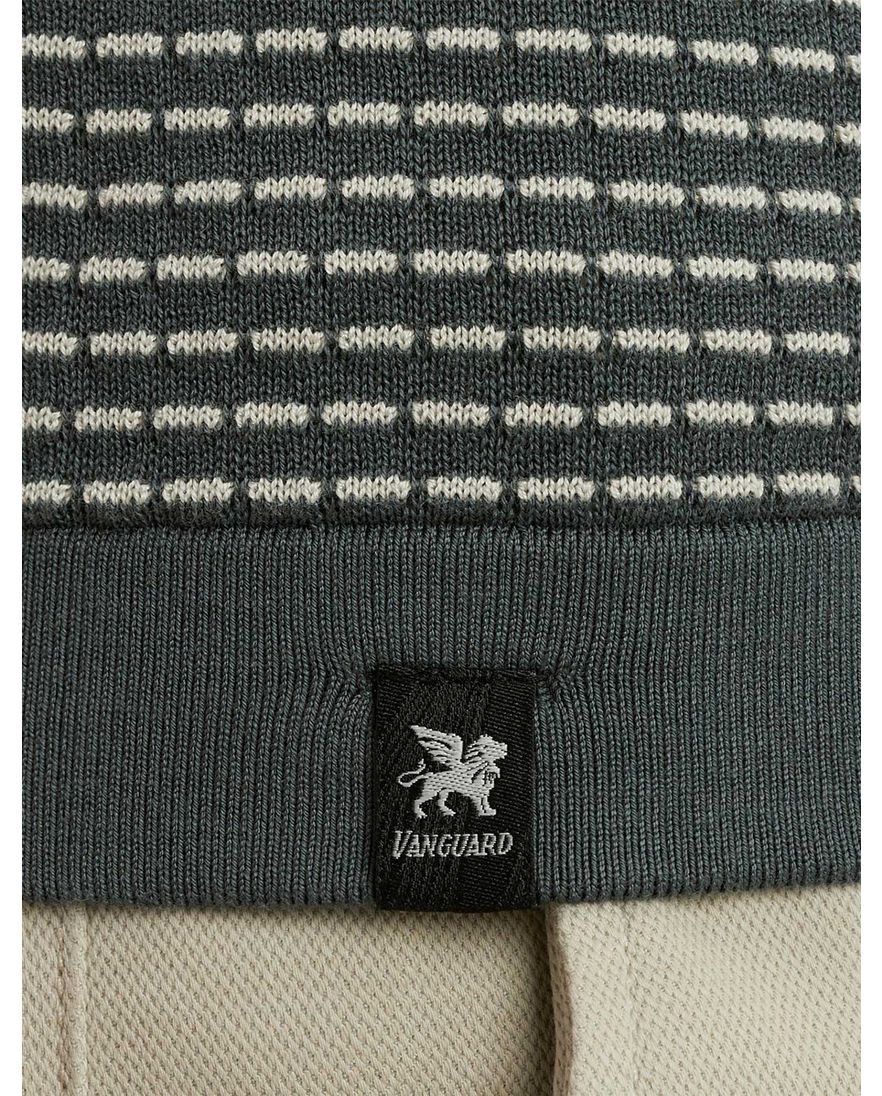 Vanguard korte mouw polo groen geprint