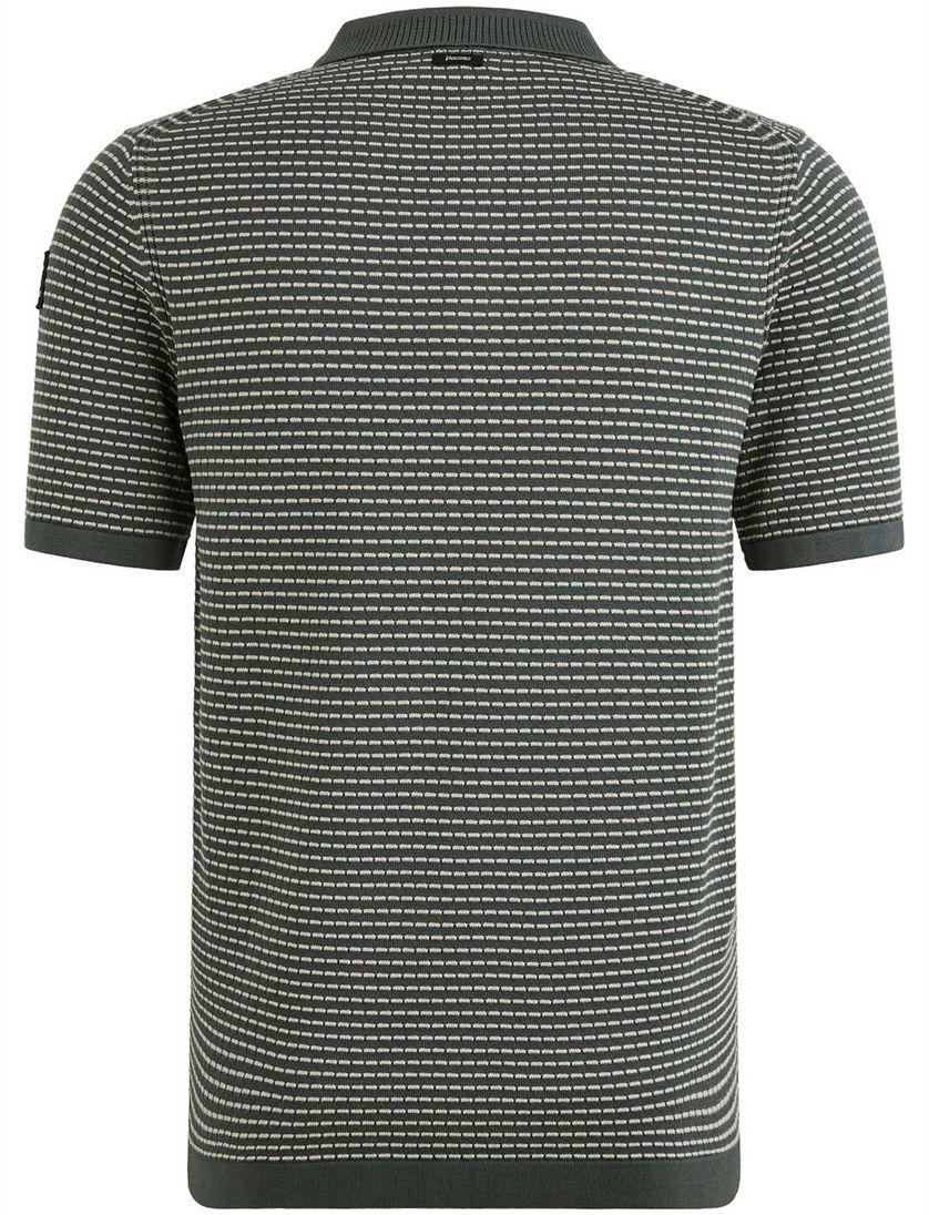 Vanguard korte mouw polo groen geprint katoen