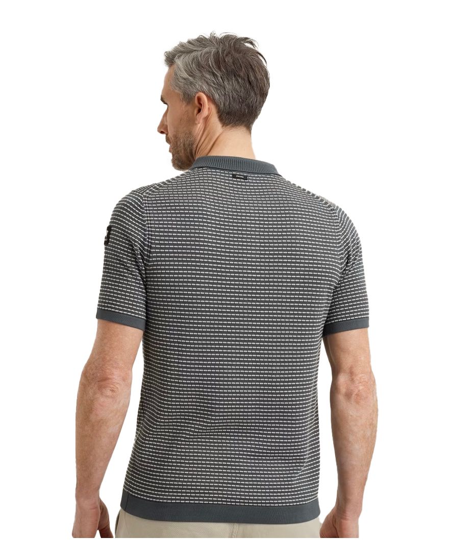 Vanguard korte mouw polo groen geprint