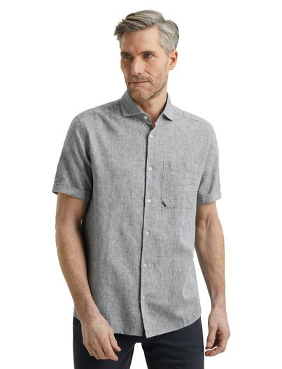 Vanguard Vanguard overhemd groen borstzak korte mouw