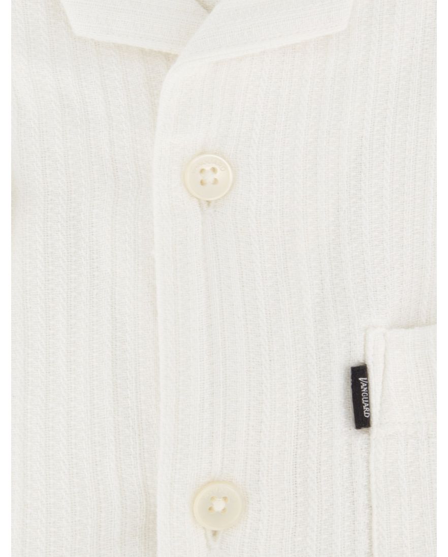 Vanguard overhemd wit katoen borstzak