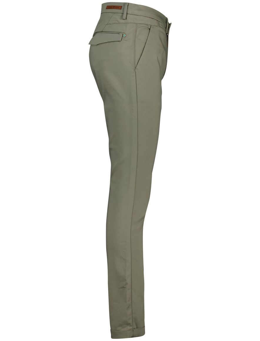Cast Iron chino slim fit riser groen pantalon