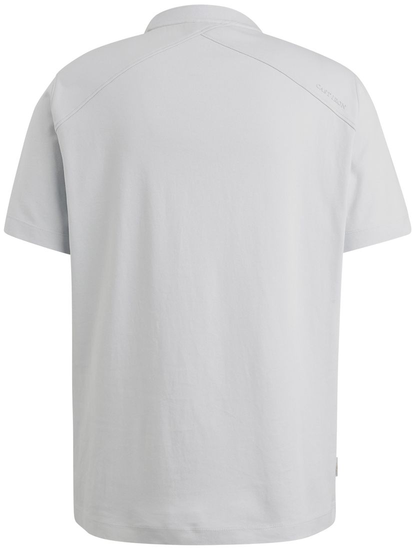 Cast Iron T-shirt lichtblauw regular fit effen