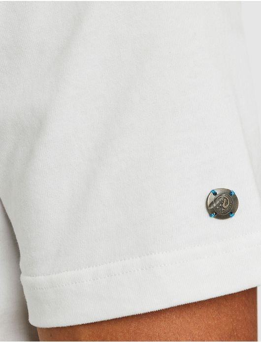 Cast Iron T-shirt wit met opdruk katoen