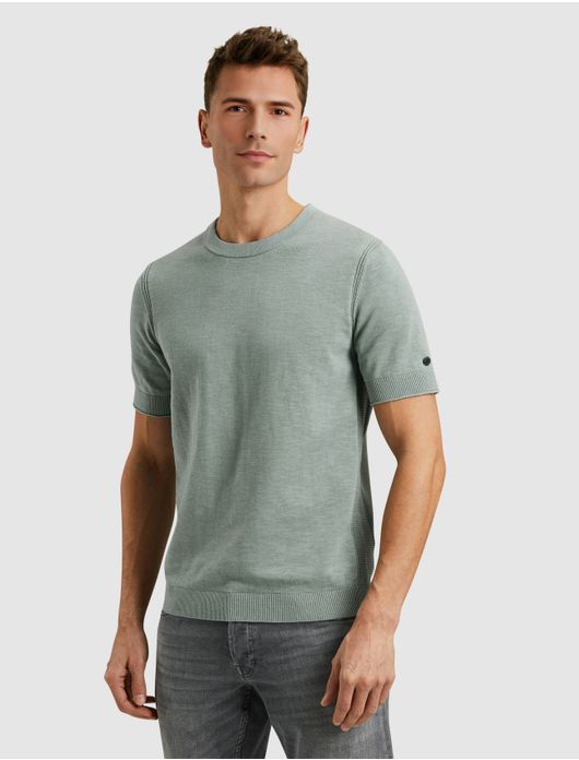 Cast Iron gebreid t-shirt