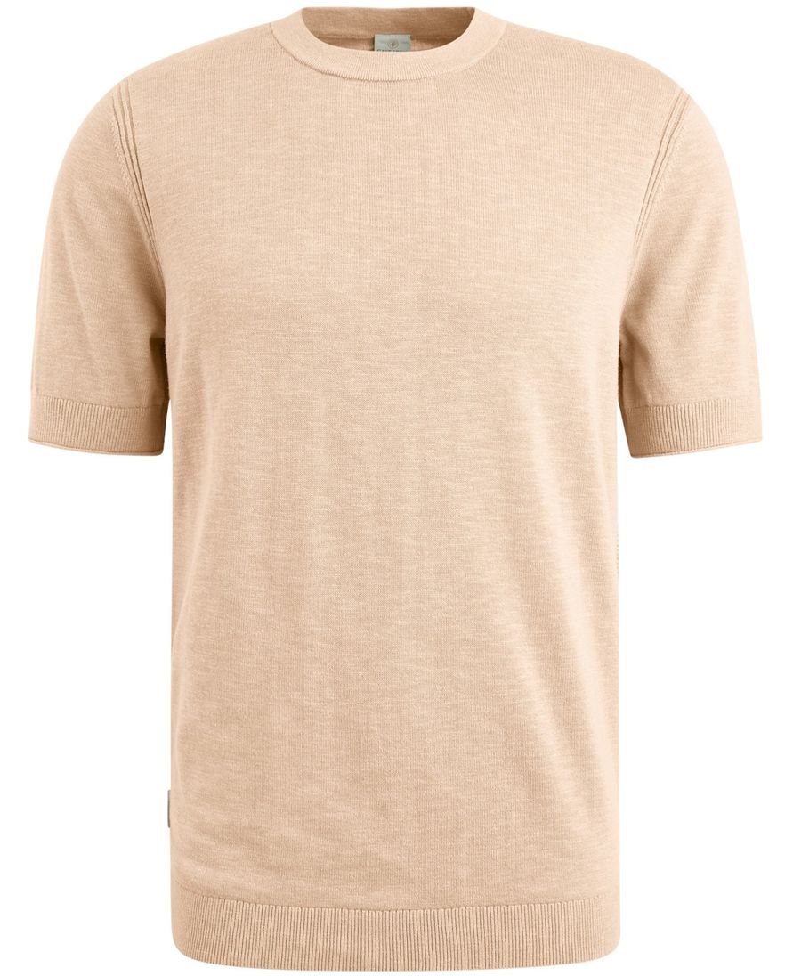 T-shirt Cast Iron oranje effen