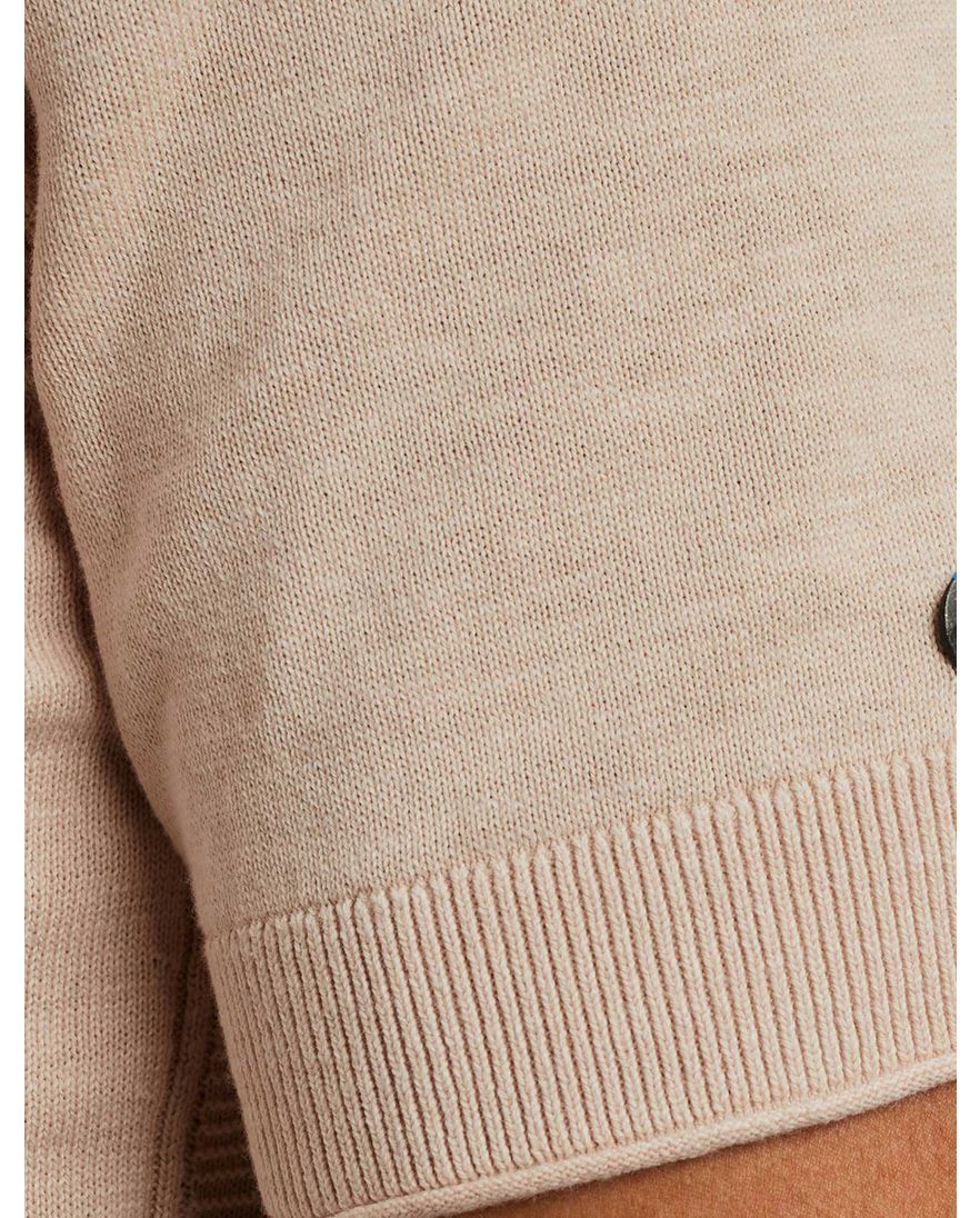 T-shirt Cast Iron oranje effen