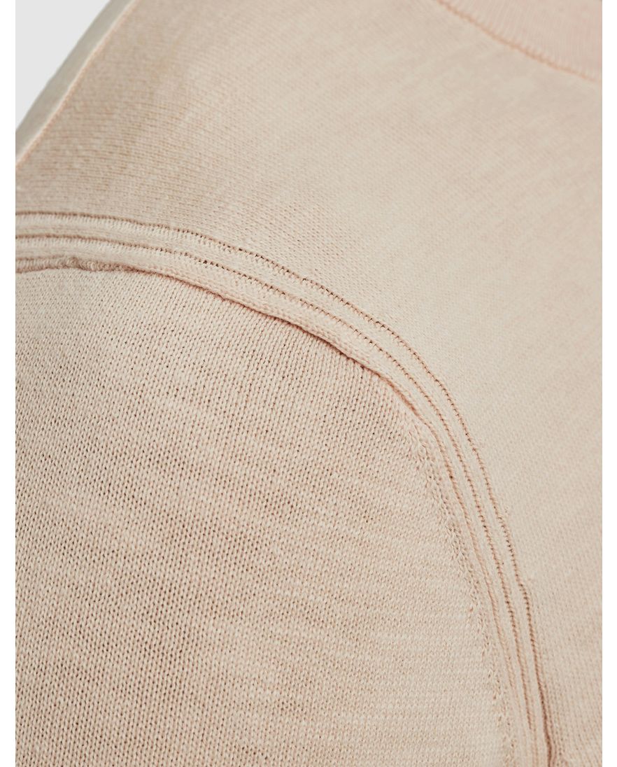 T-shirt Cast Iron oranje effen