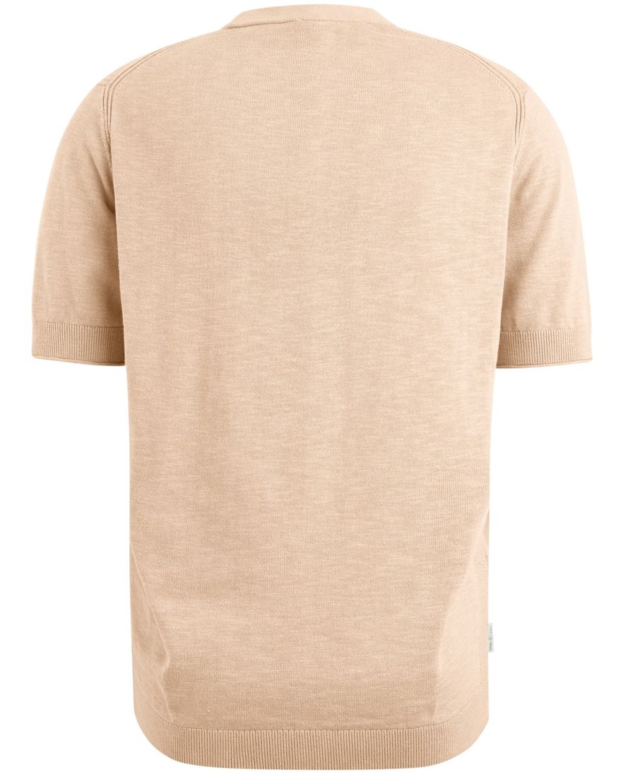 T-shirt Cast Iron oranje effen