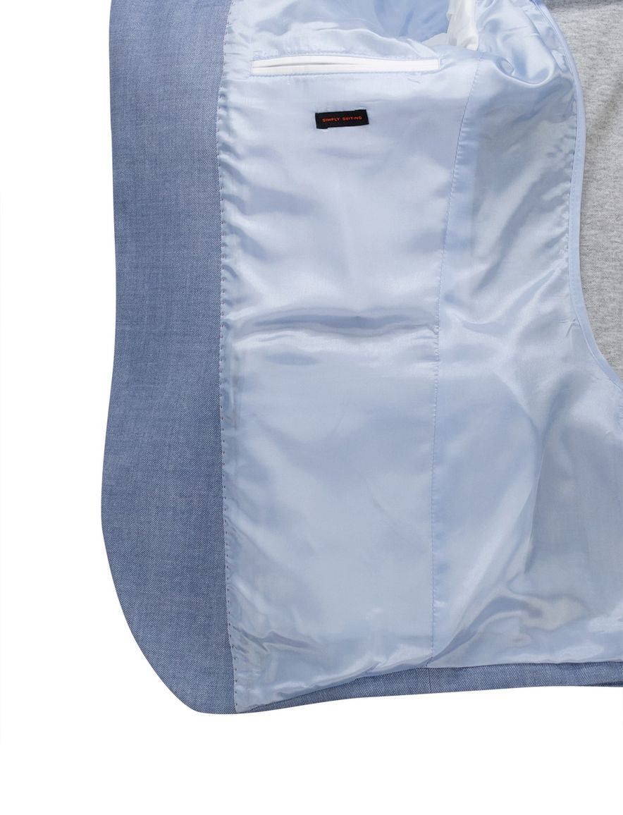 Zuitable colbert blauw polyester