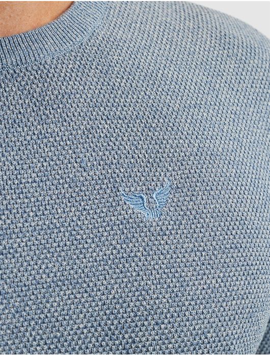 PME Legend lichtblauw trui cotton modal