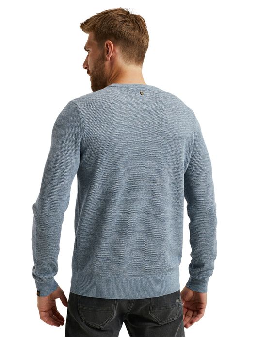 PME Legend lichtblauw trui cotton modal