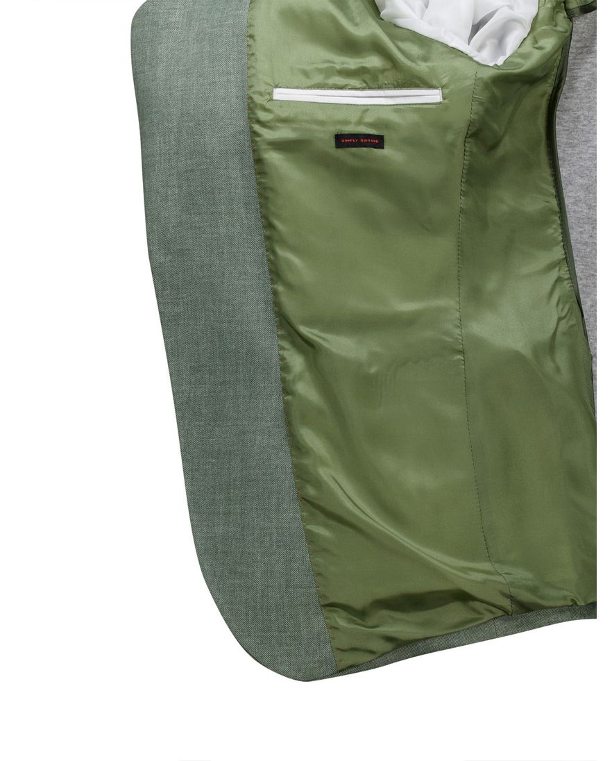 Zuitable colbert mix en match DiNick groen effen