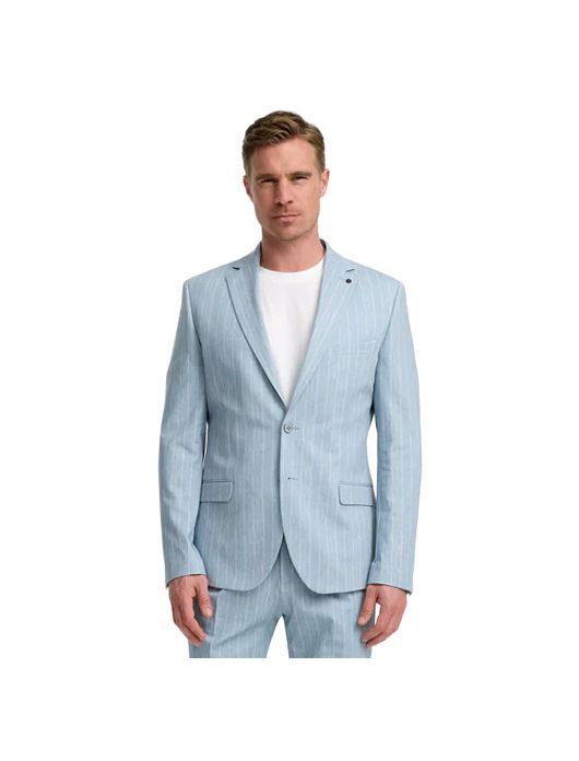 Zuitable DiNick mix en match colbert lichtblauw gestreept