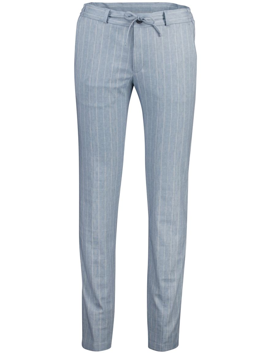 Zuitable DiSpartaflex mix en match pantalon lichtblauw gestreept