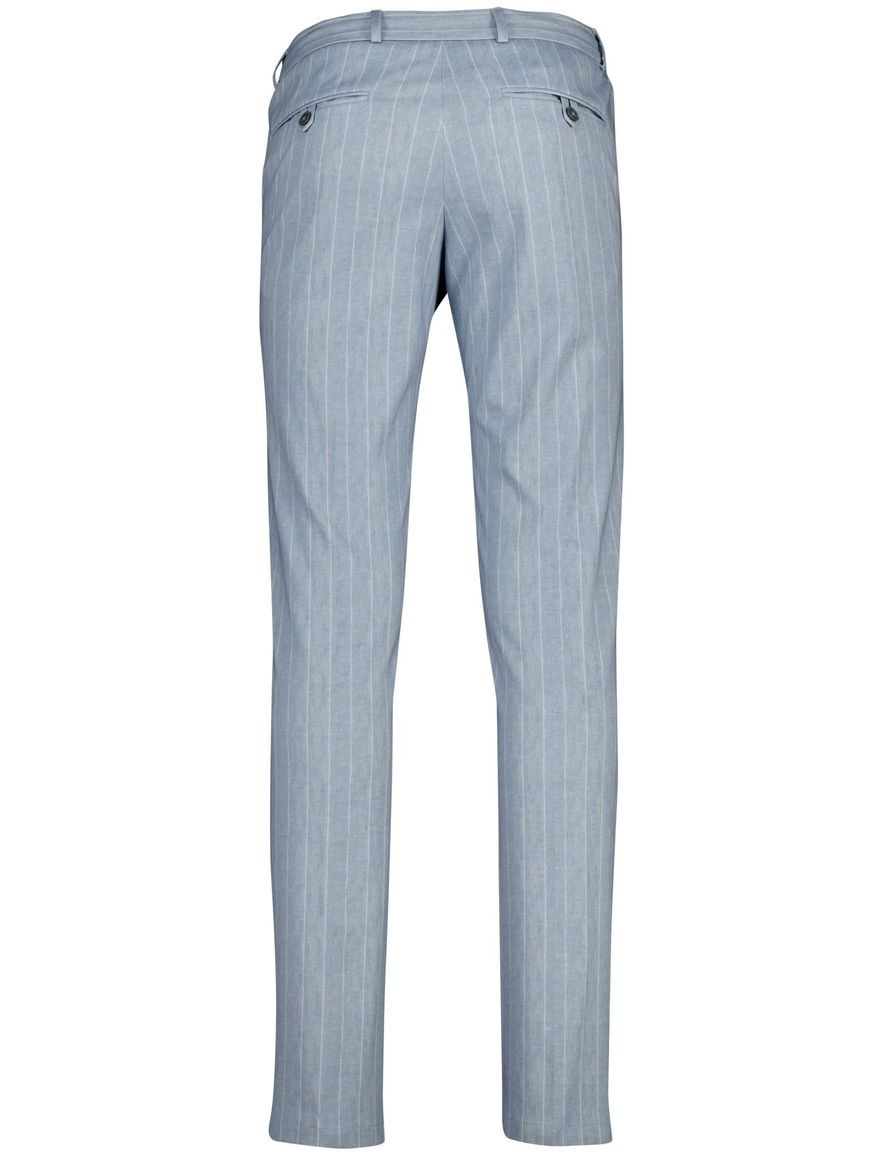 Zuitable DiSpartaflex mix en match pantalon lichtblauw gestreept