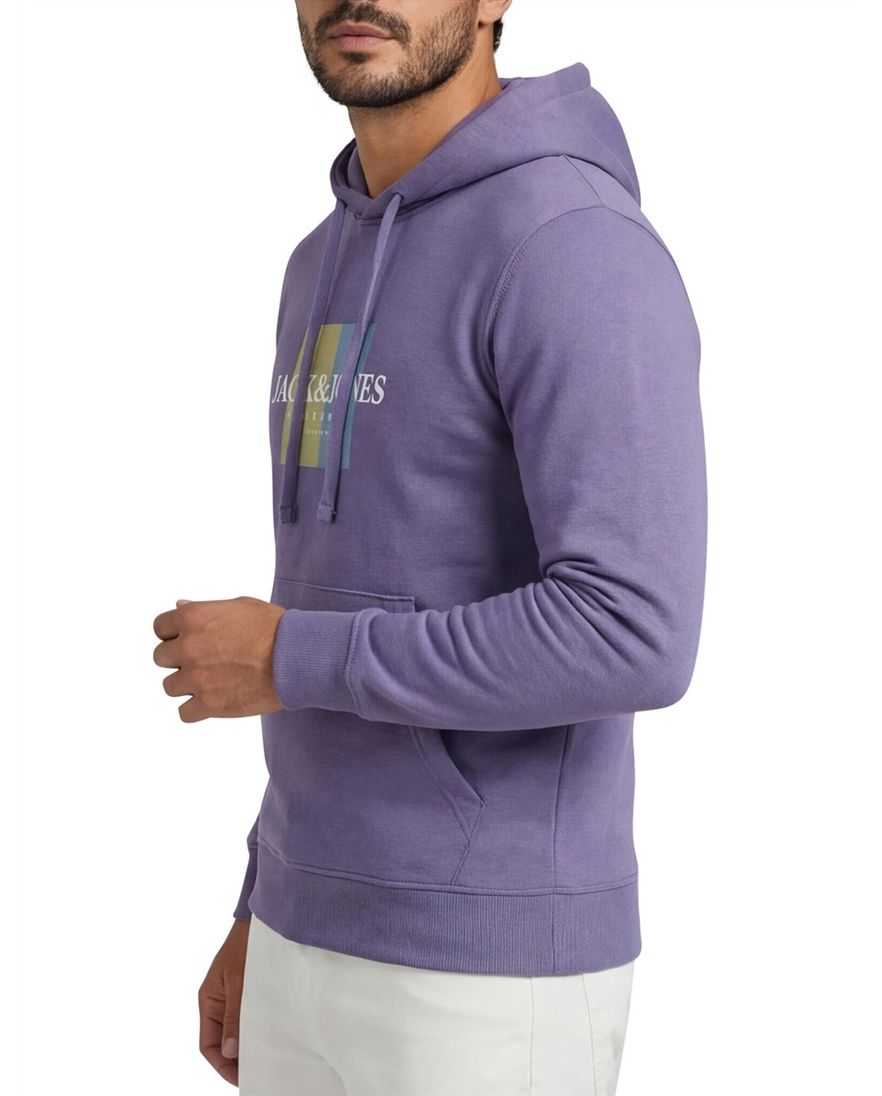Jack & Jones hoodie paars met capuchon