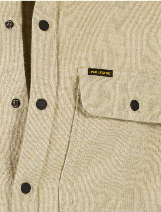 PPM Legend overshirt beige katoen