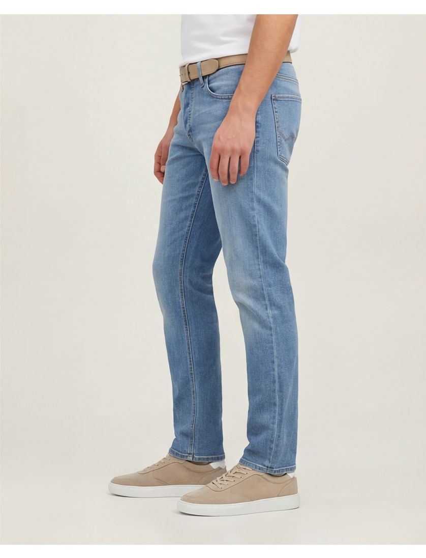 Pantalon 5-pocket Jack & Jones Plus Size blauw spijker