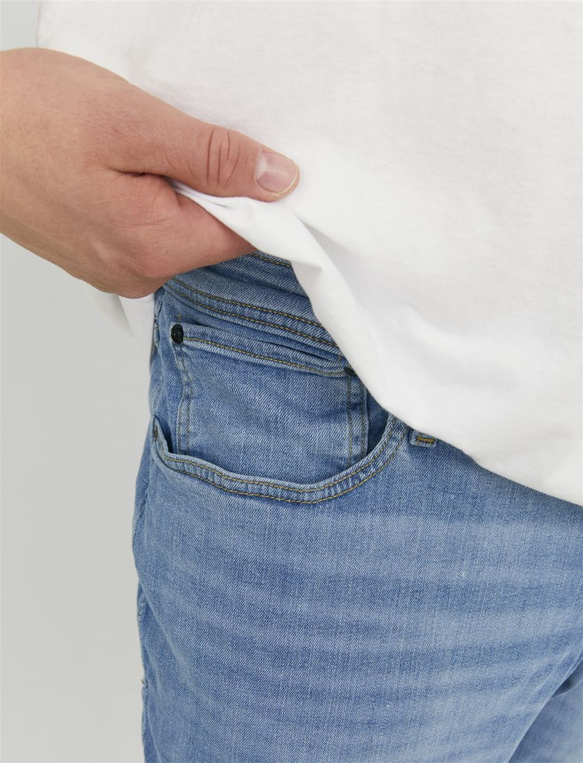 Pantalon 5-pocket Jack & Jones Plus Size blauw spijker