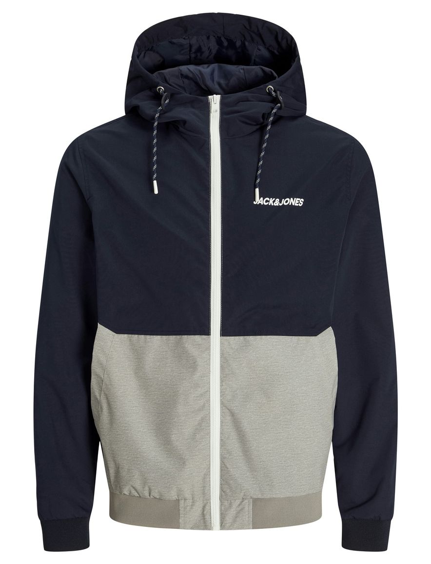 Jack & Jones Plus Size zomerjas navy grijs