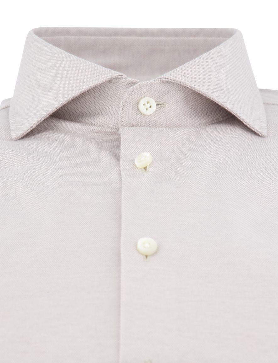 Desoto overhemd bruin pique