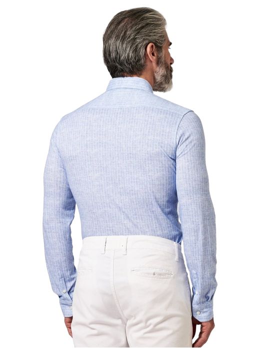 Desoto Luxury Line Jersey overhemd blauw