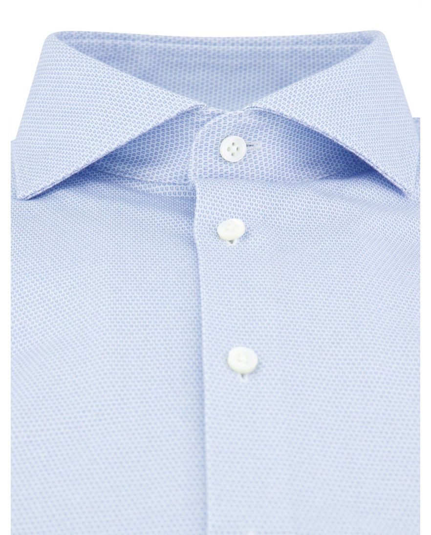 Desoto overhemd blauw geprint Luxury Line Hai