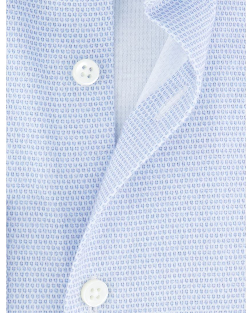 Desoto overhemd blauw geprint Luxury Line Hai