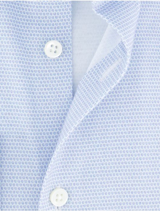 Desoto overhemd Luxury Line Hai blauw geprint