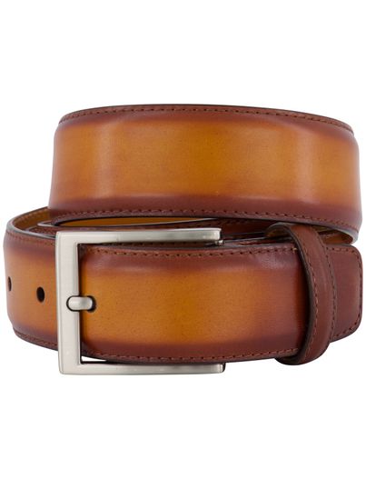 Magnanni Magnanni riem bruin leer