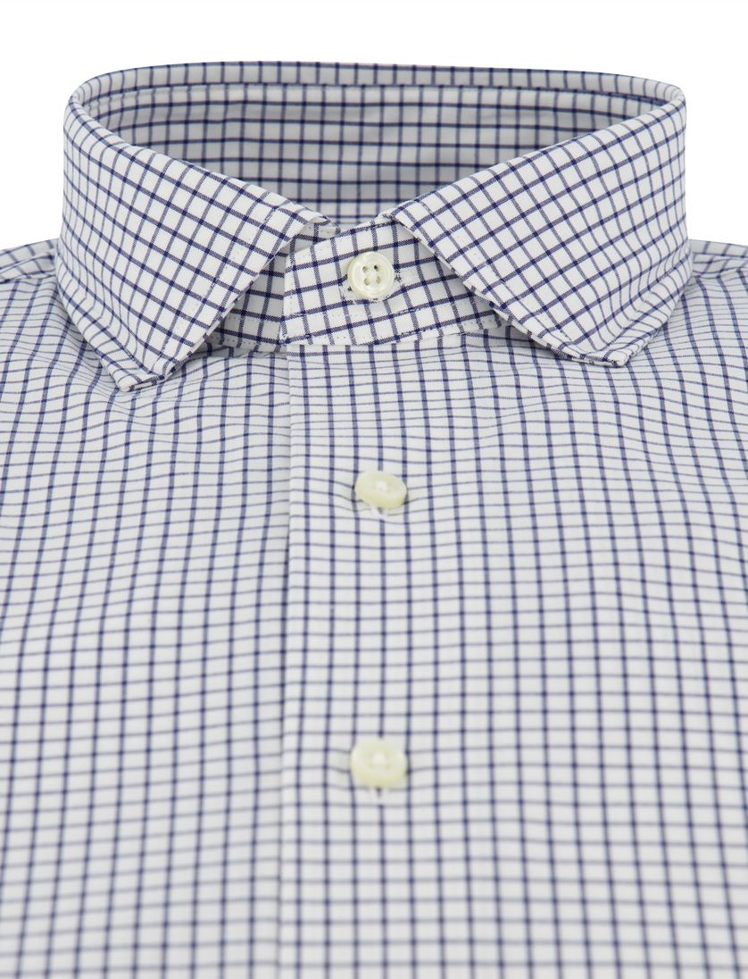 Wit navy geruit Polo Ralph Lauren overhemd katoen