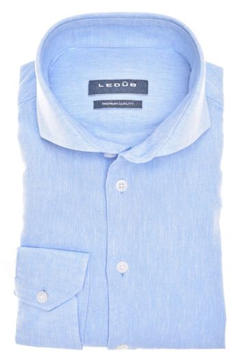 Ledub overhemd mouwlengte 7 lichtblauw premium