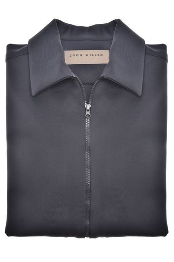 John Miller business overhemd normale fit donkerblauw effen 