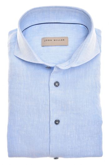 John Miller overhemd lichtblauw effen
