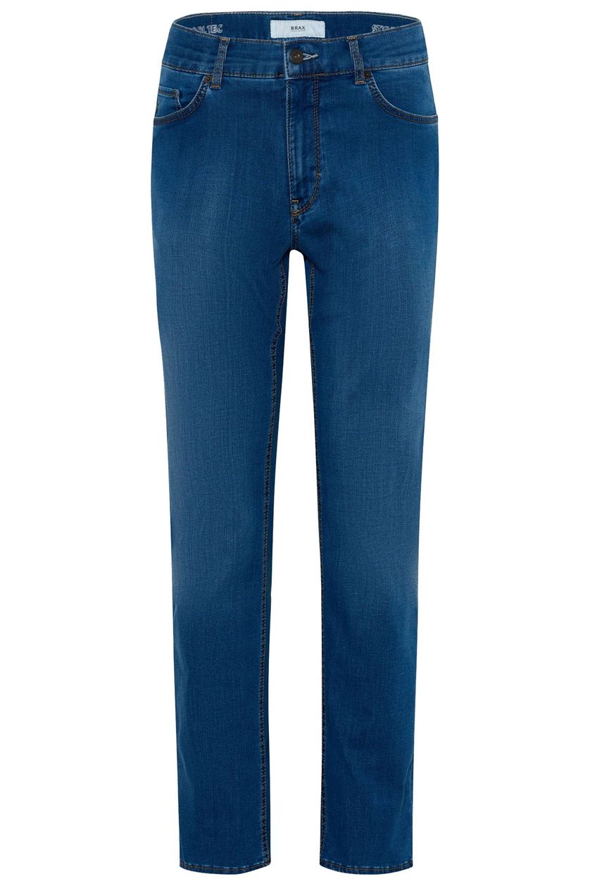 Jeans Brax blauw effen denim stretch