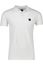 Butcher of Blue polo normale fit wit effen katoen, stretch