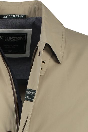 Wellington of Bilmore normale fit zomerjas beige waterafstotend Stirling