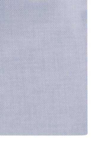 Profuomo slim fit overhemd blauw katoen strijkvrij