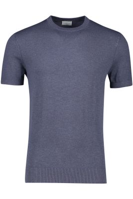 Profuomo Profuomo t-shirt korte mouw blauw normale fit