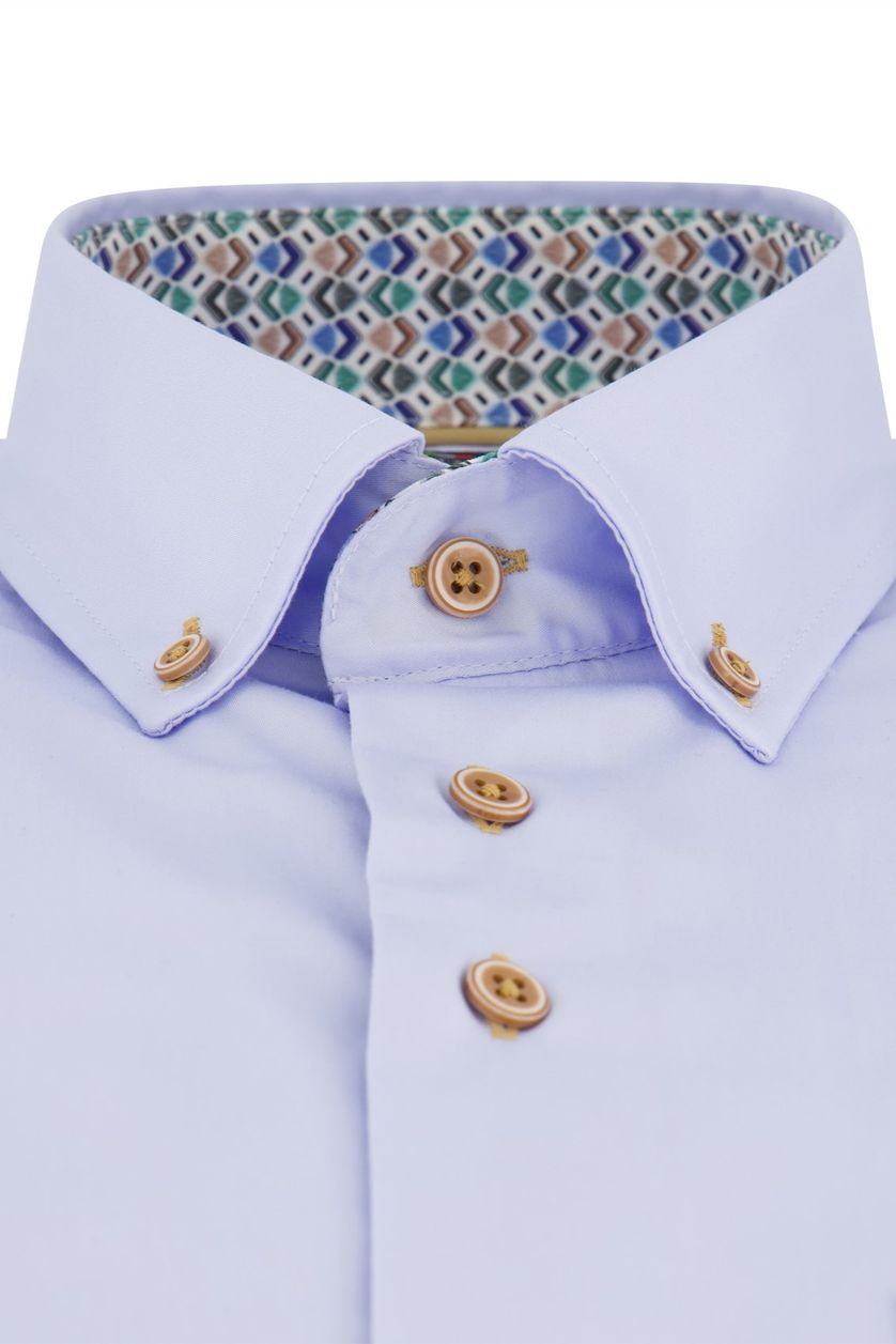 Portofino overhemd regular fit katoen lichtblauw