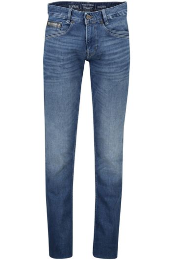 PME Legend jeans blauw effen denim regular fit
