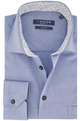 Ledub Blauwe Ledub business overhemd Modern Fit 