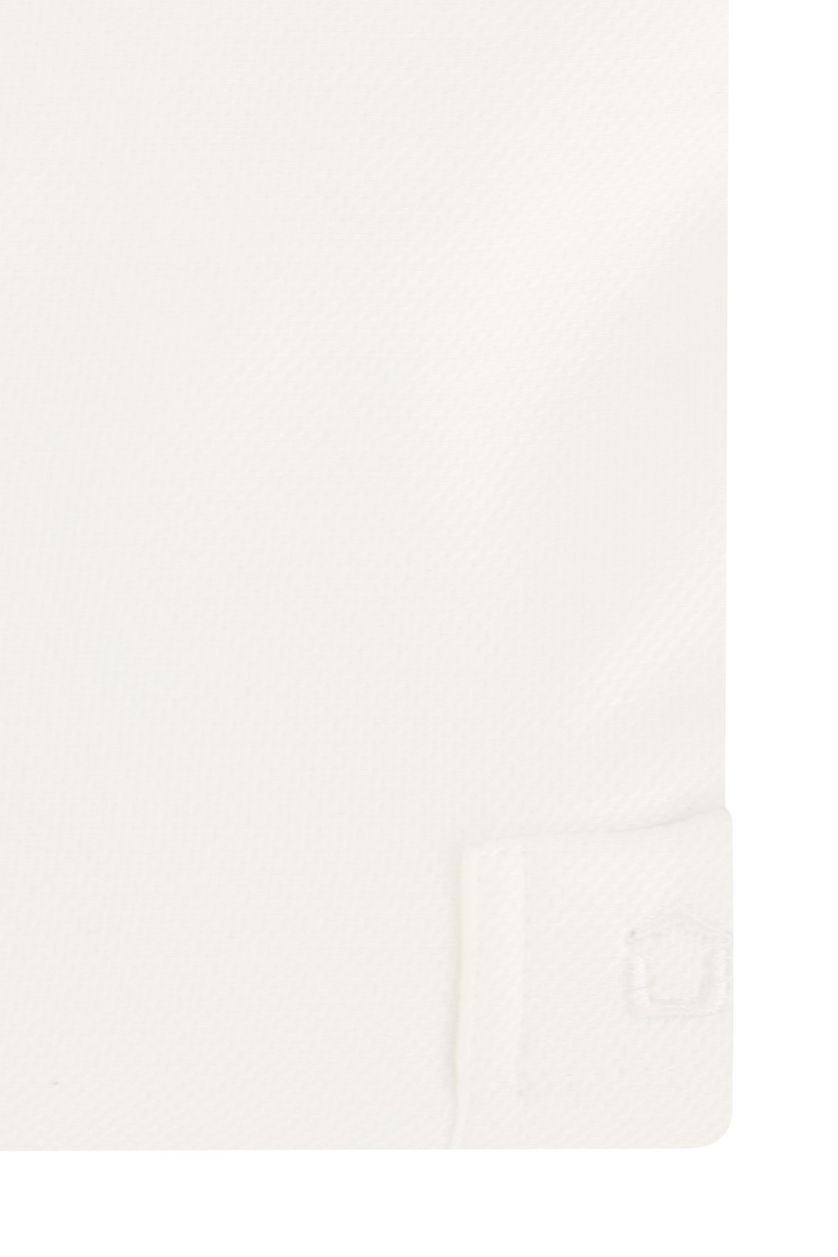 Ledub business overhemd wit effen katoen